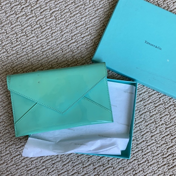 Tiffany’s Leather Envelope Wallet - Picture 1 of 12